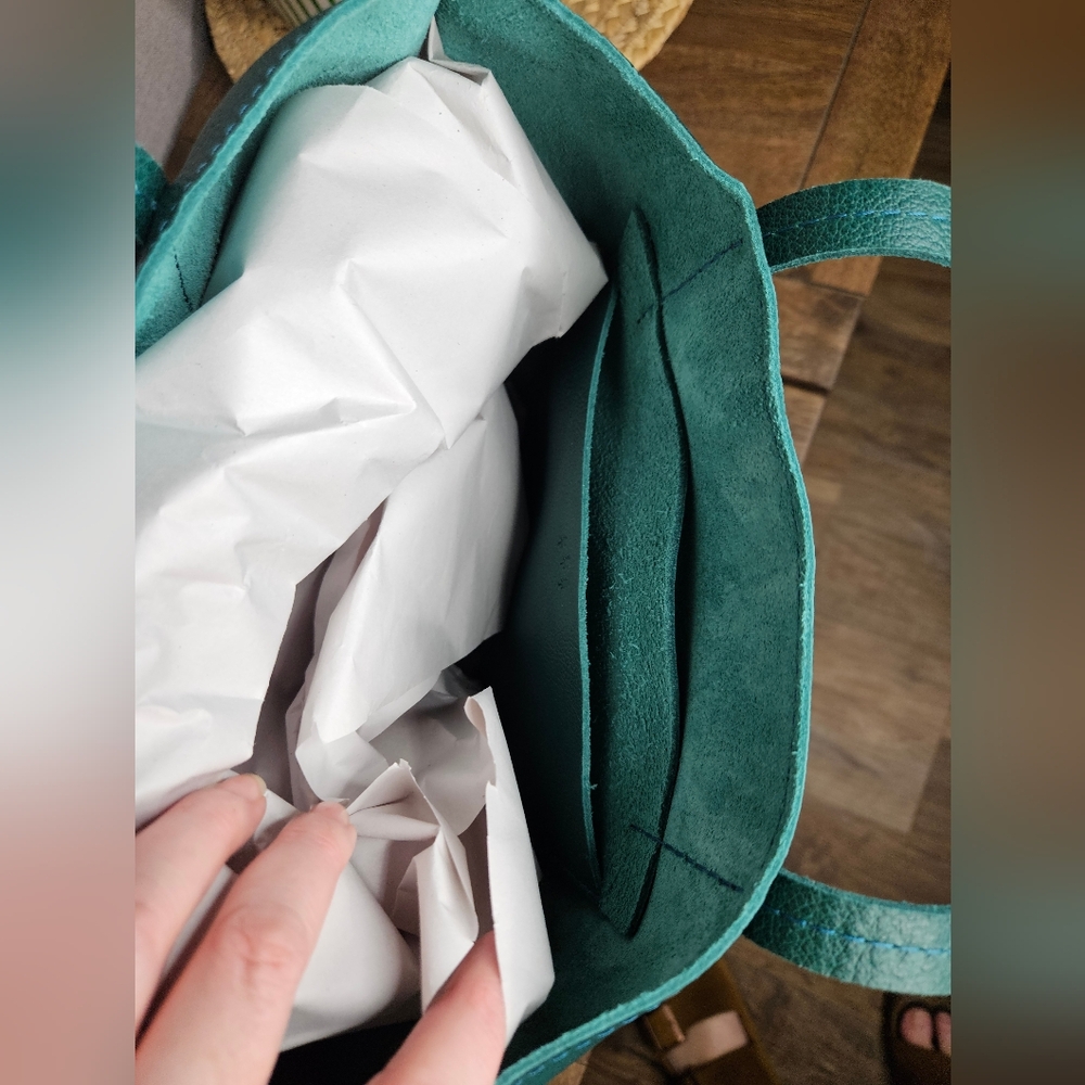 Portland Leather Goods Medium August Seaglass - Picture 6 of 9